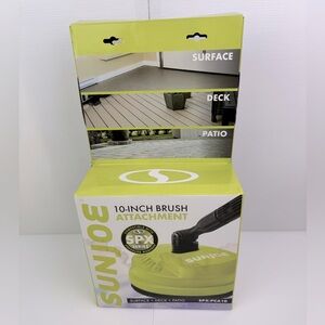 SunJoe 10 Inch Pressure Washer Brush Attachment SPX-PCA10 New Open Box 
READ